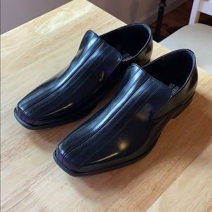 Black Vegan Leather Men’s dress shoes